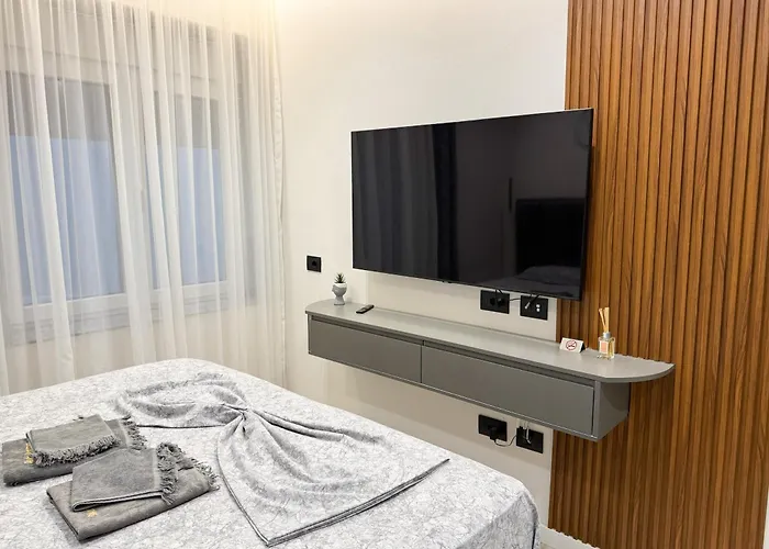 Shkodra Studio Apartment Lägenhet *